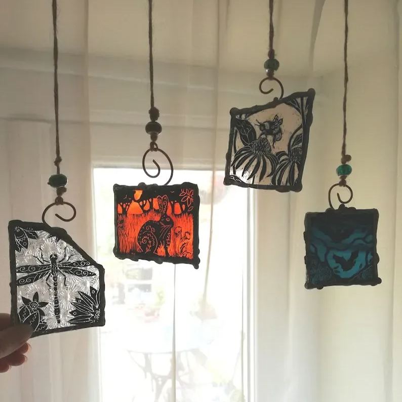 ✨STAINED GLASS LIGHT CATCHER☀️