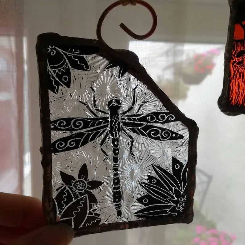 ✨STAINED GLASS LIGHT CATCHER☀️