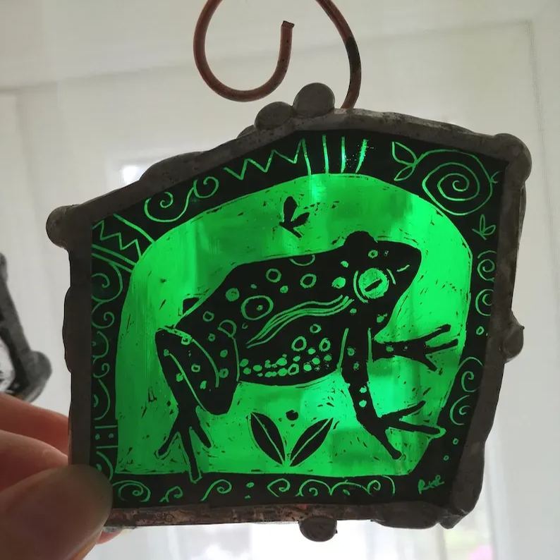 ✨STAINED GLASS LIGHT CATCHER☀️