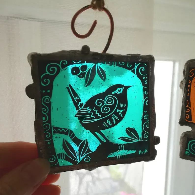 ✨STAINED GLASS LIGHT CATCHER☀️