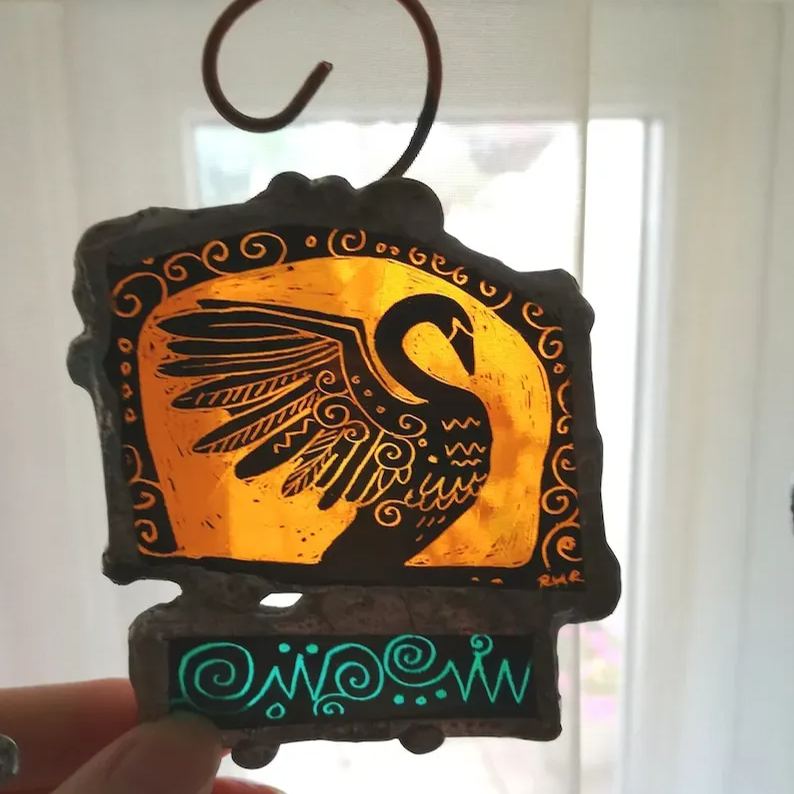 ✨STAINED GLASS LIGHT CATCHER☀️