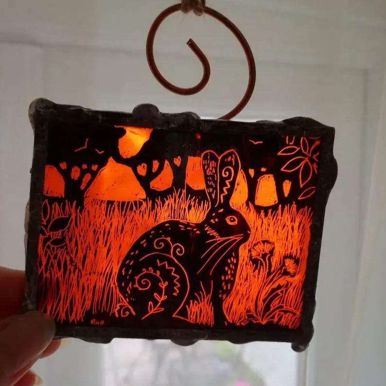 ✨STAINED GLASS LIGHT CATCHER☀️