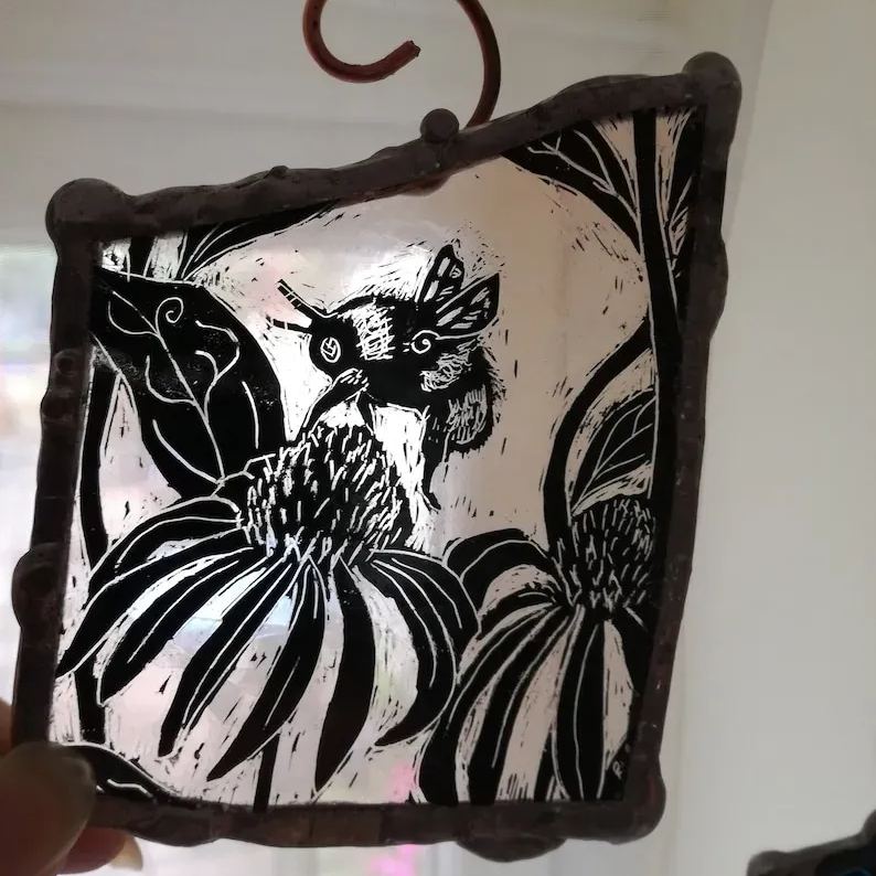 ✨STAINED GLASS LIGHT CATCHER☀️