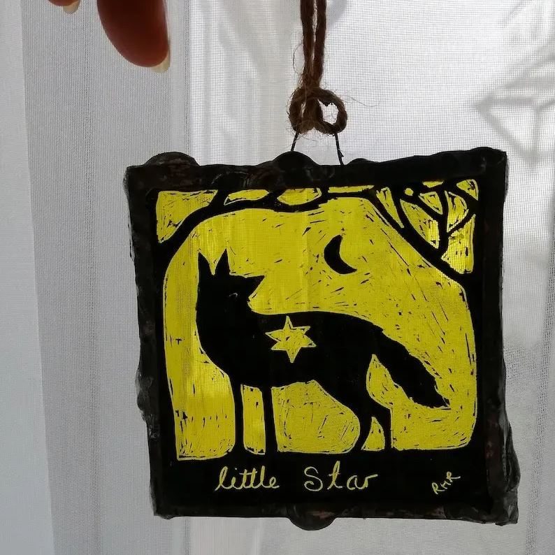 ✨STAINED GLASS LIGHT CATCHER☀️