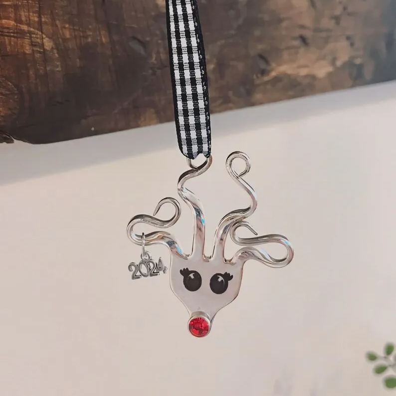 🎁🦌Funny Fork Christmas Ornament