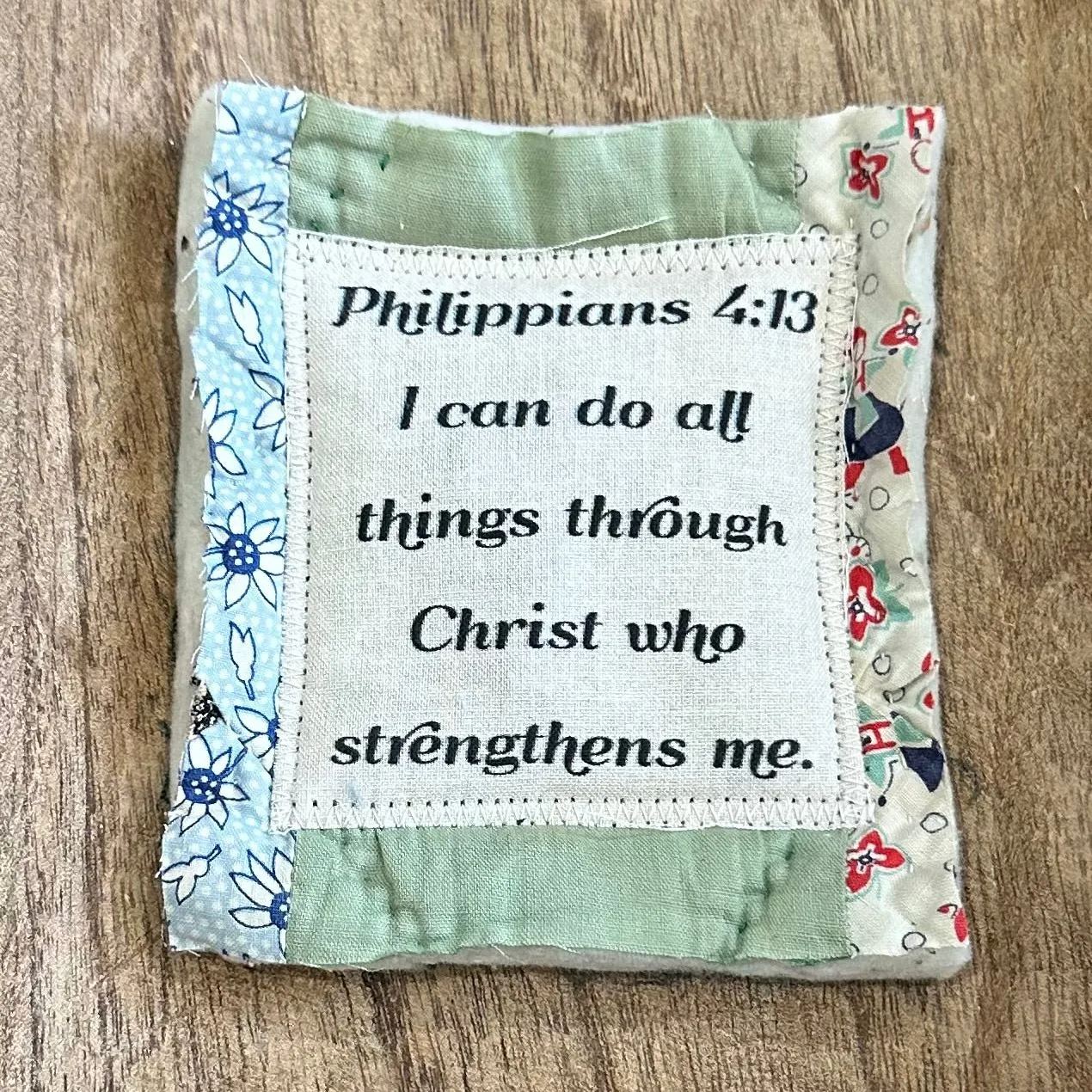 ✝️Prayer Quilt With Cross Inside