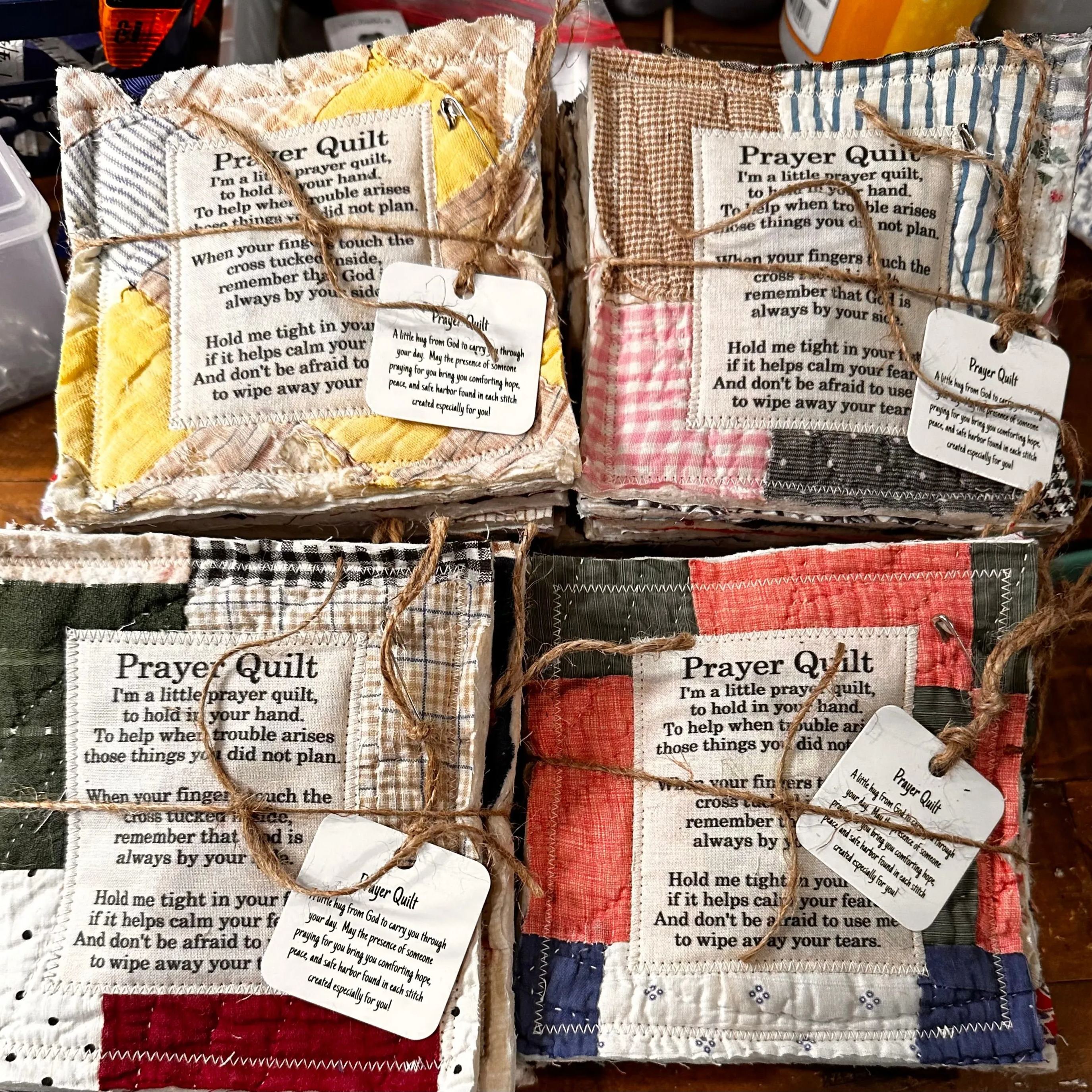 ✝️Prayer Quilt With Cross Inside