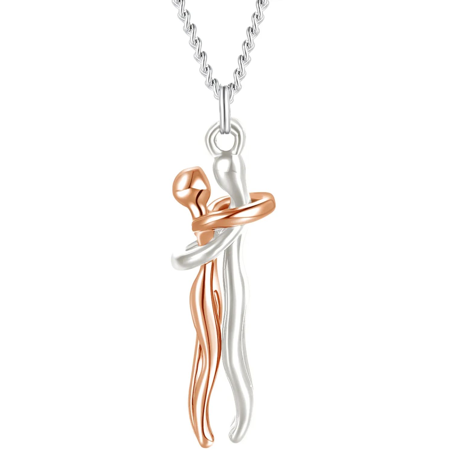 🤗💞Couple Embrace Pendant Necklace