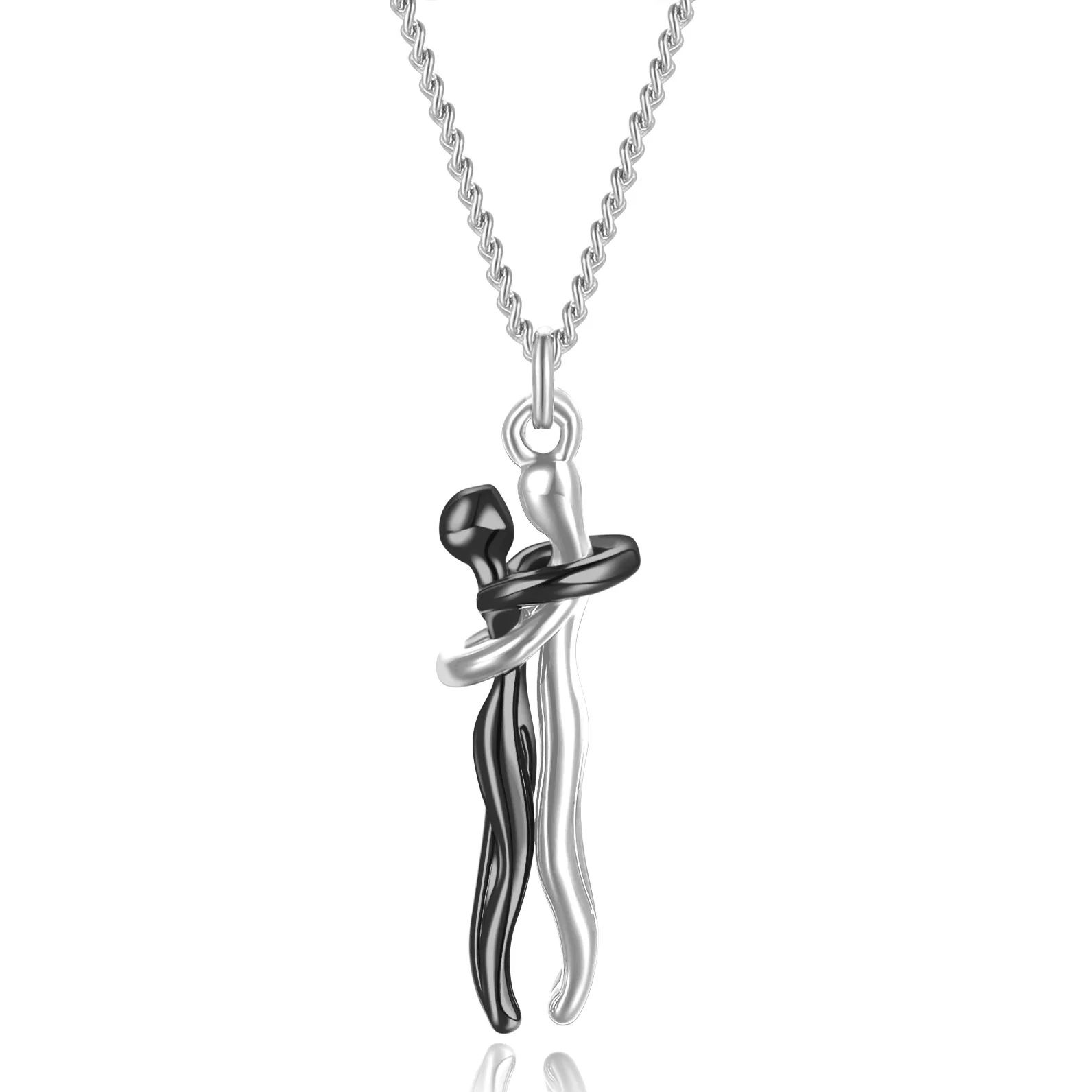 🤗💞Couple Embrace Pendant Necklace