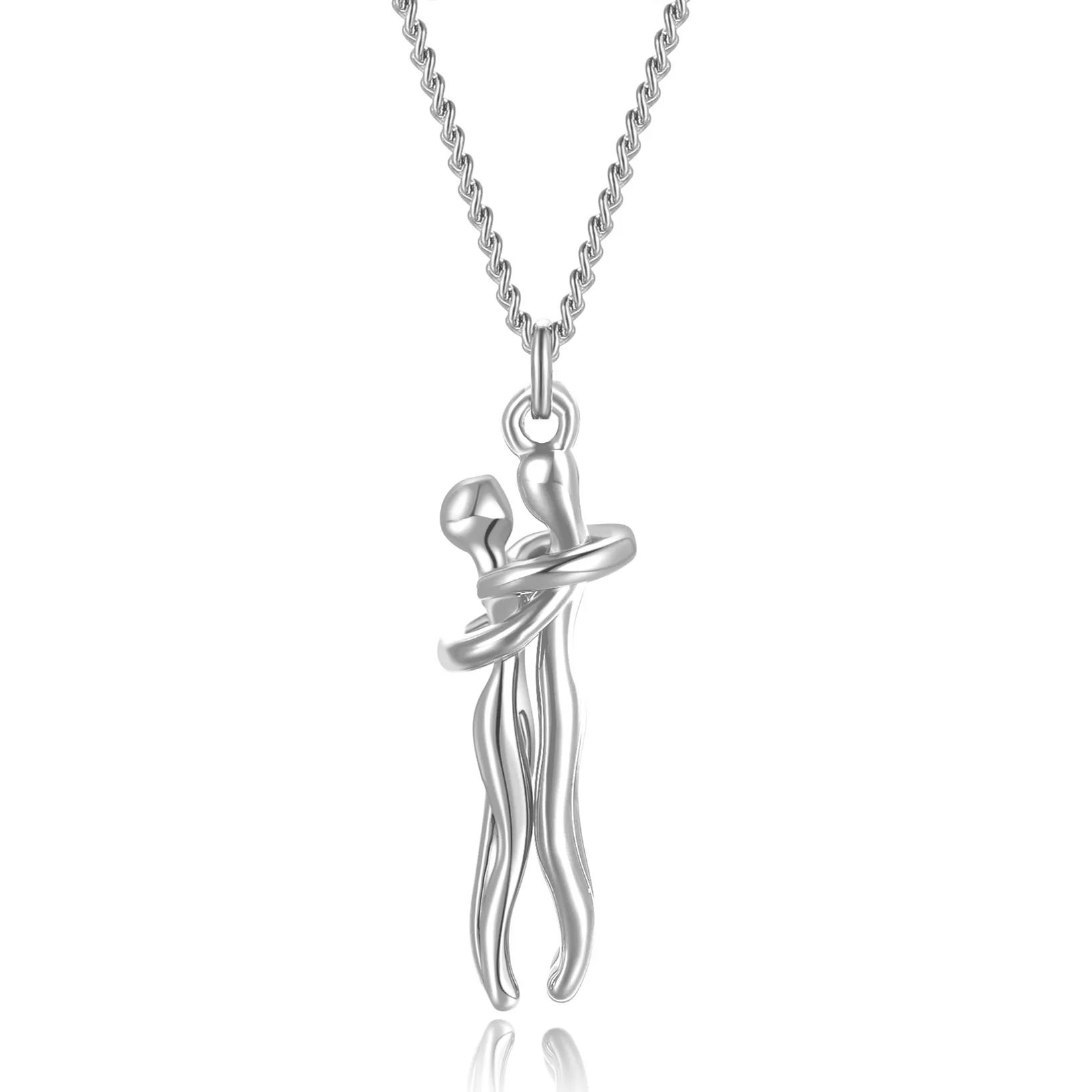 🤗💞Couple Embrace Pendant Necklace