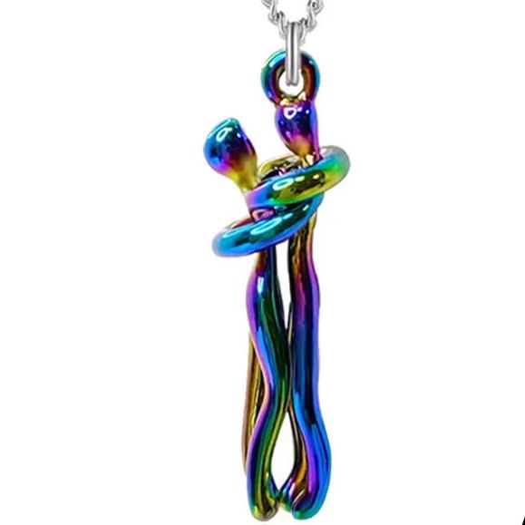 🤗💞Couple Embrace Pendant Necklace