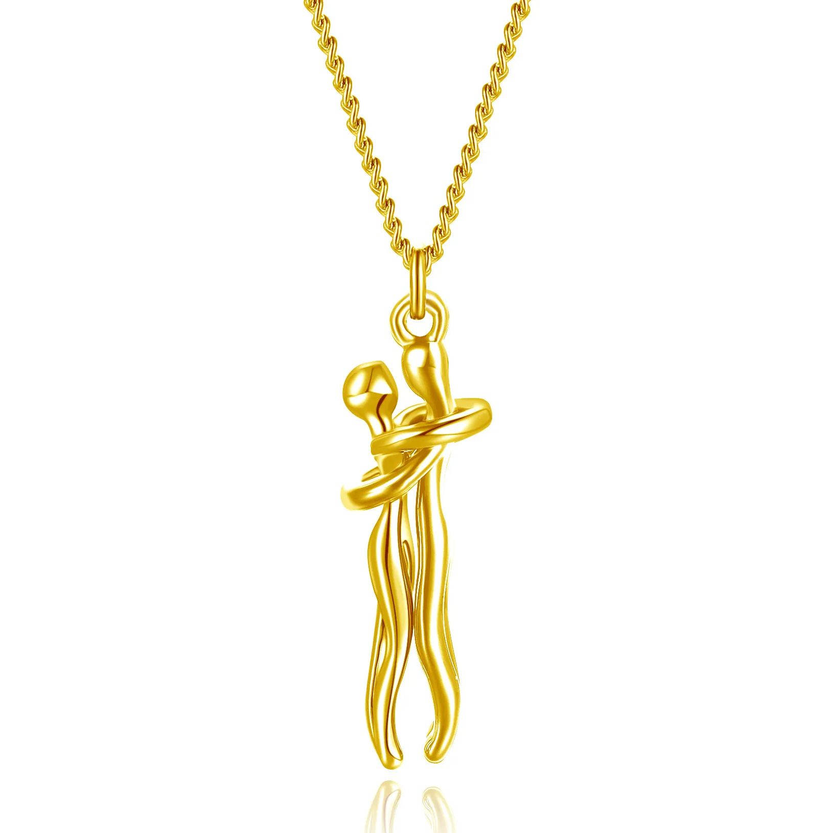 🤗💞Couple Embrace Pendant Necklace