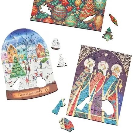 🔥Last 4 hours 50% OFF - 🧩24 Days Of Christmas Puzzles Advent Calendar