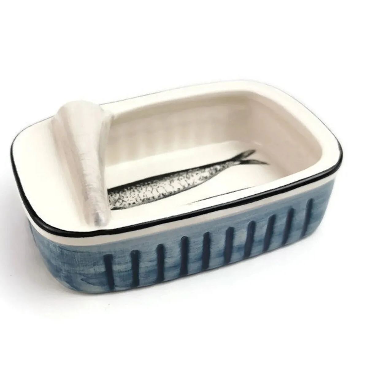 🎨Hand-Painted Ceramic Sardine Can Décor