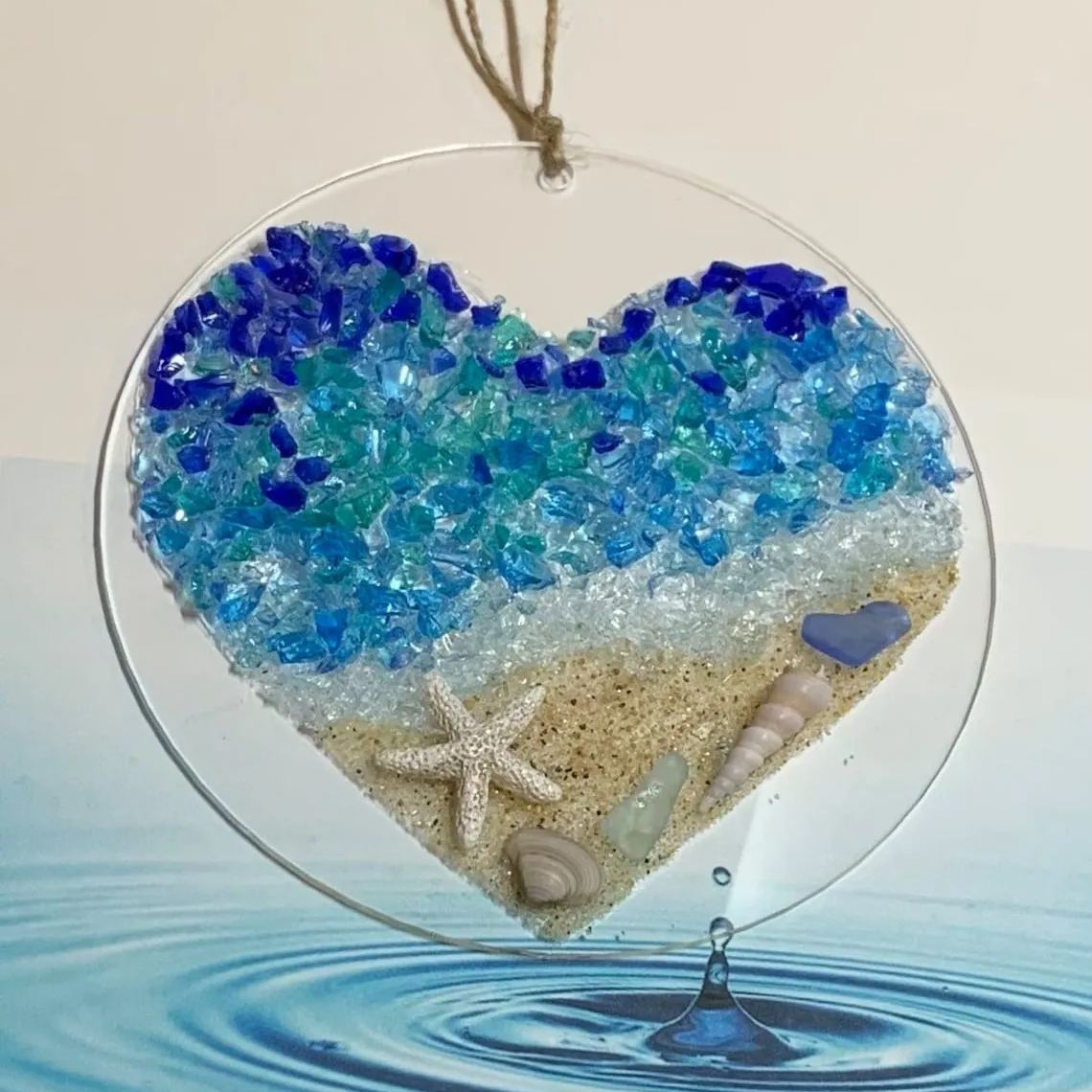 Christmas Tree Beach Ornament