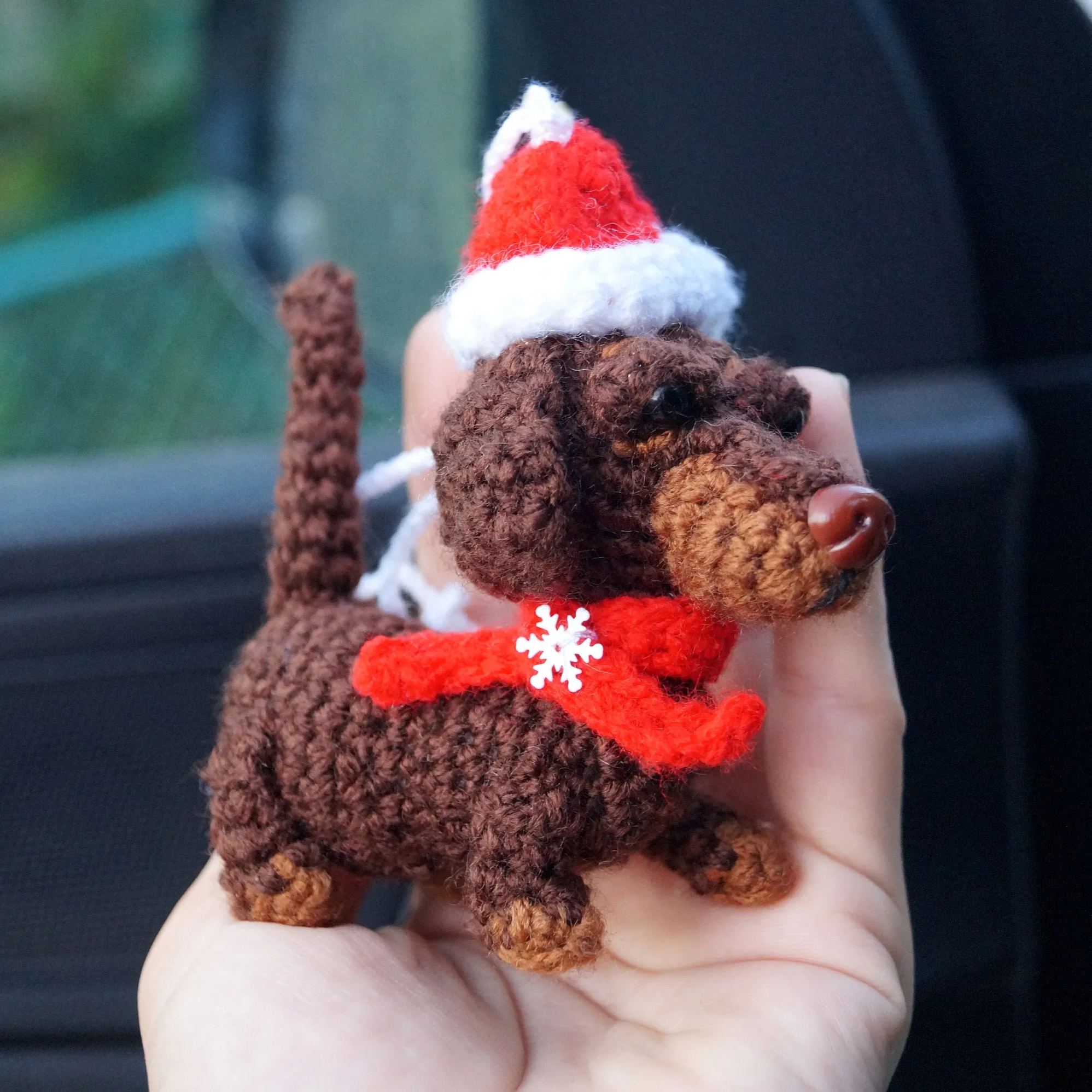 🎅Christmas Hot Sale -Daschund Car Decor