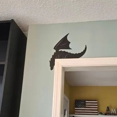 🔥🔥LAST DAY BIG SALE--Cute Dragon Metal Door Topper