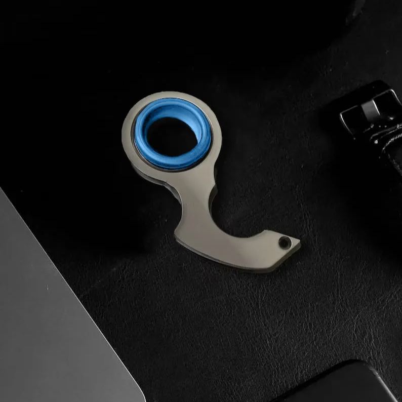 Funny Metal Keychain Fidget Spinner