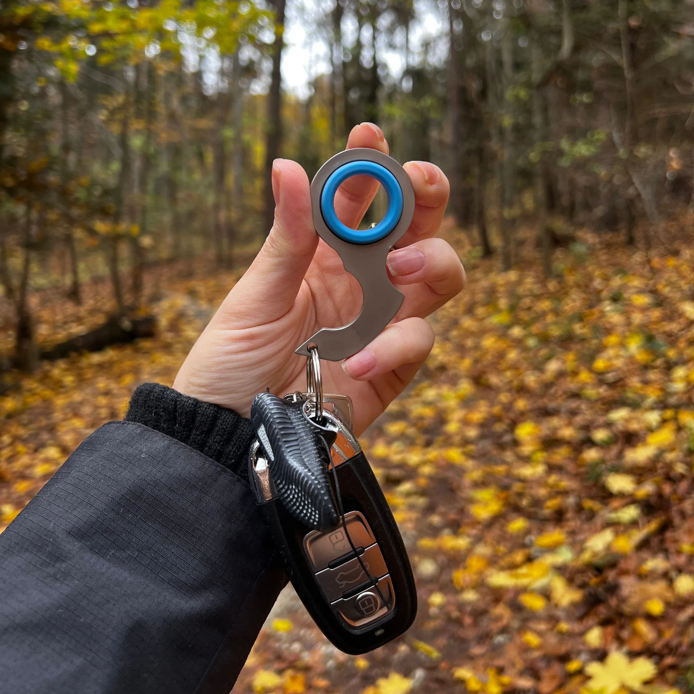 Funny Metal Keychain Fidget Spinner