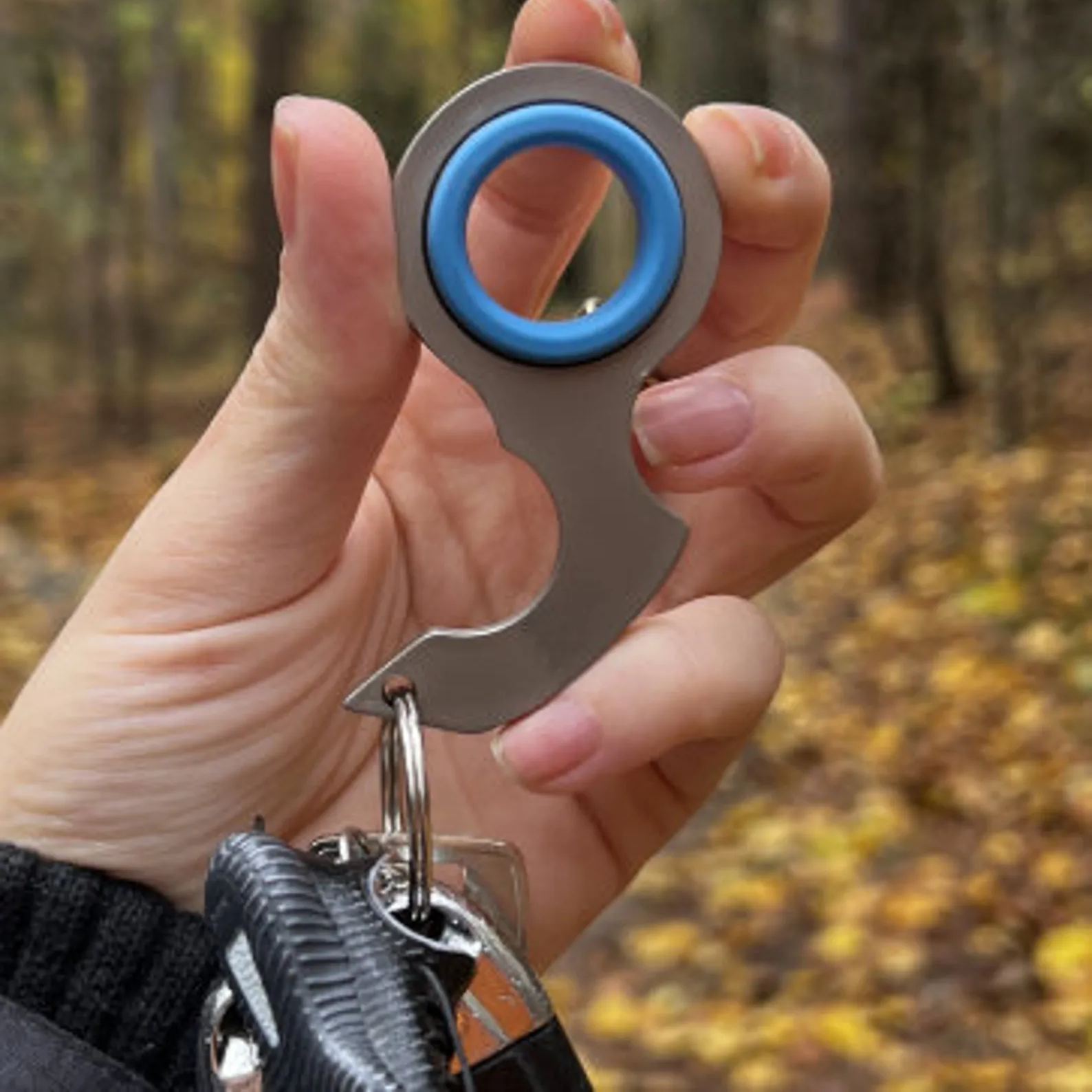 Funny Metal Keychain Fidget Spinner