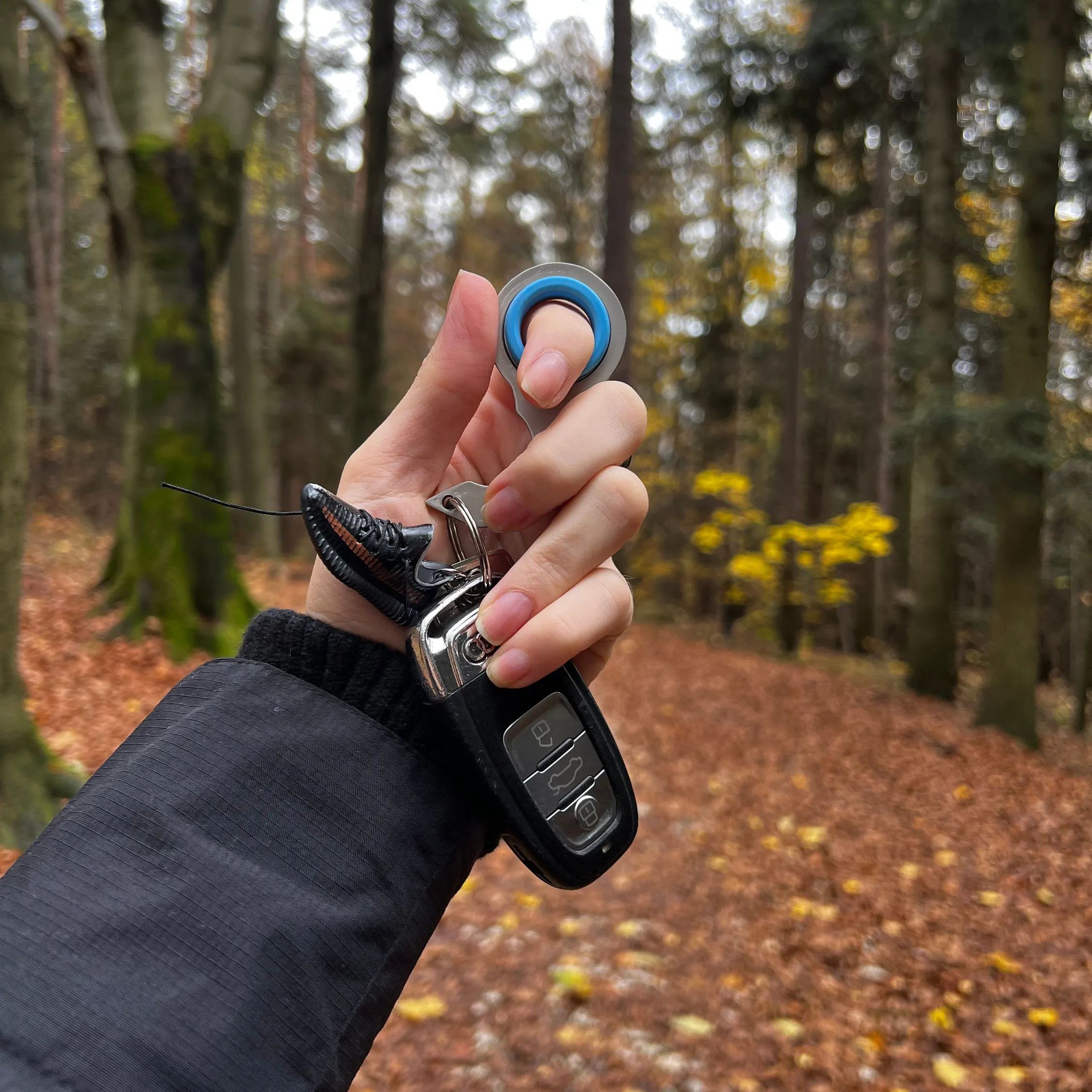 Funny Metal Keychain Fidget Spinner