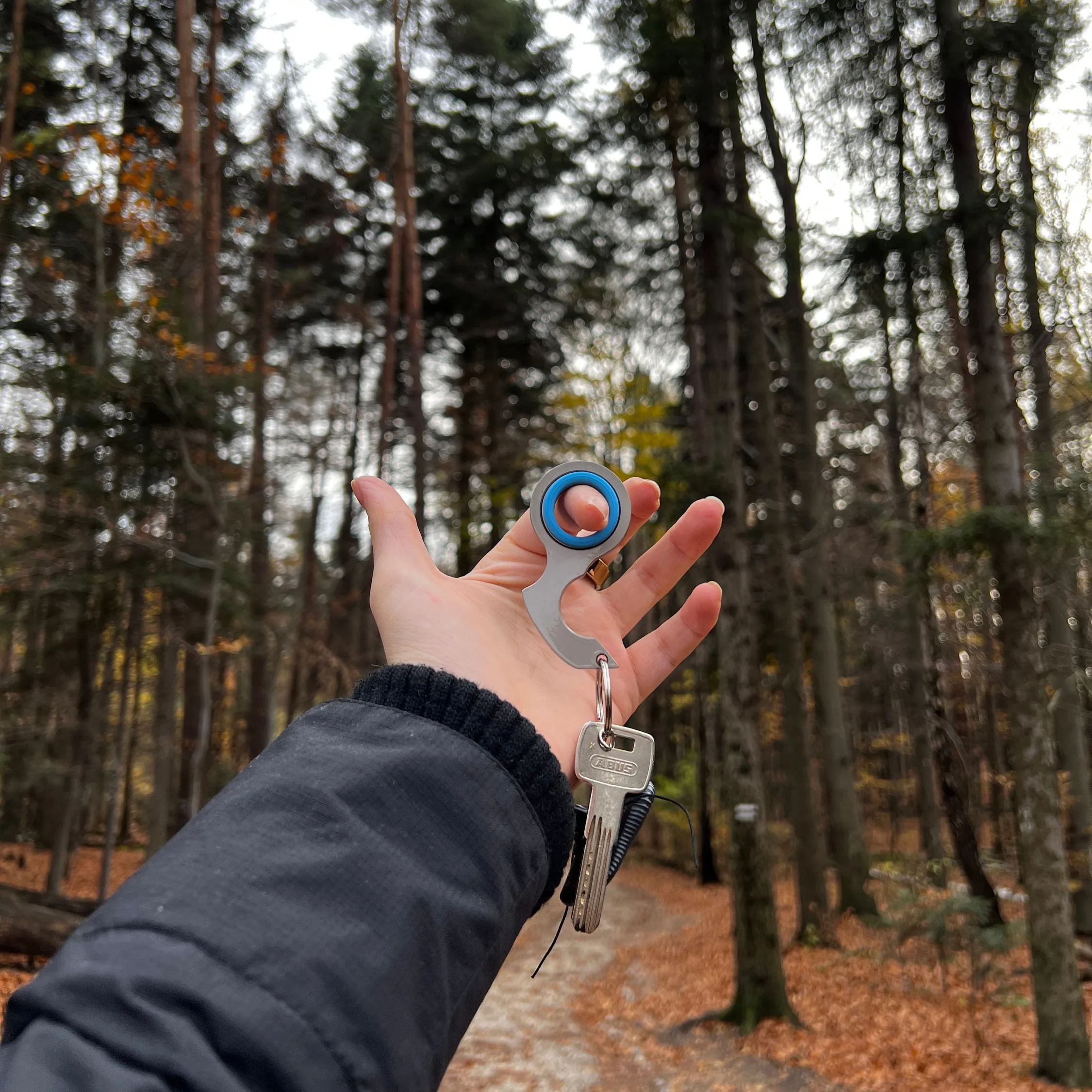 Funny Metal Keychain Fidget Spinner