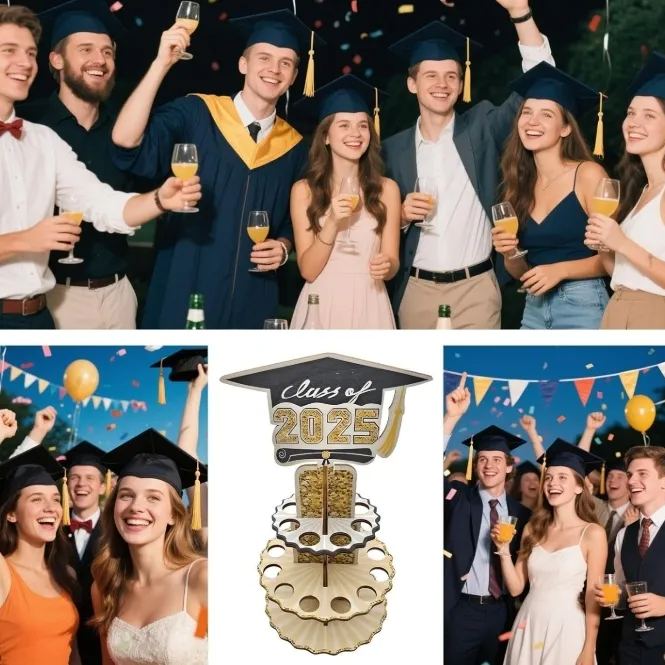 🎓💵 Class of 2025 Graduation Money Holder – Tiered Money Cake Stand | DIY Cash Gift Display | Graduation Party Centerpiece