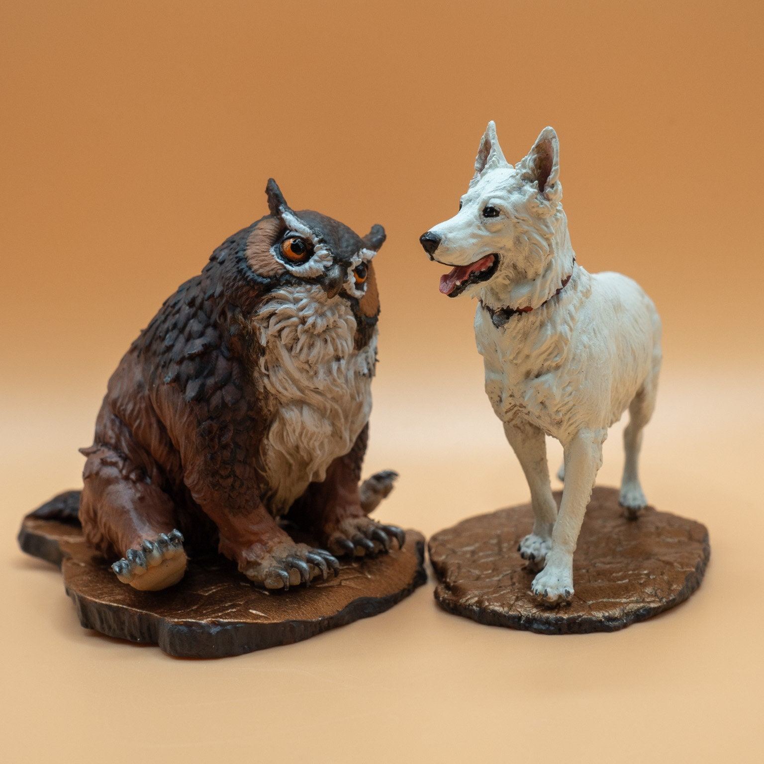 Scratch and Owlbear Pocket Animal Figurine