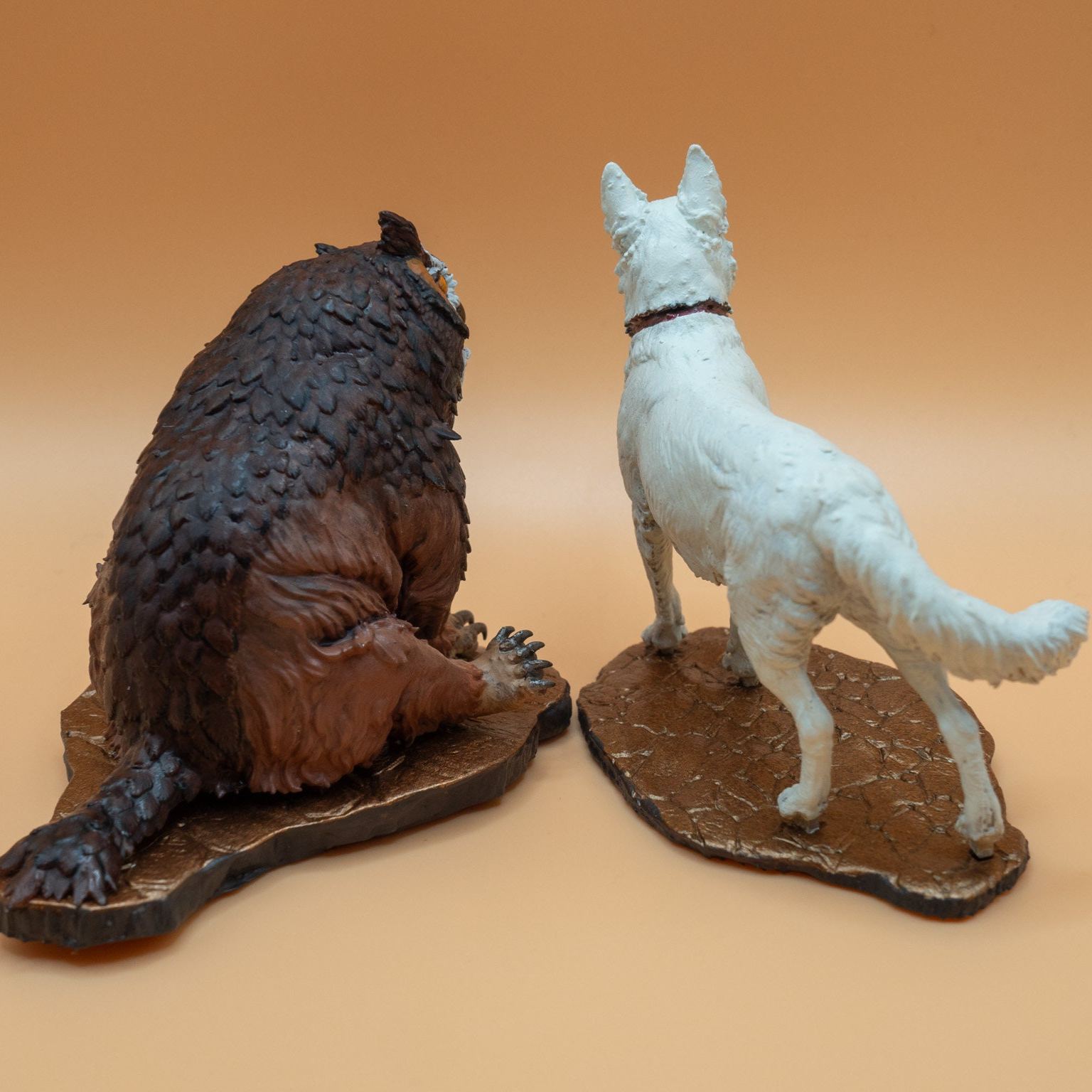 Scratch and Owlbear Pocket Animal Figurine
