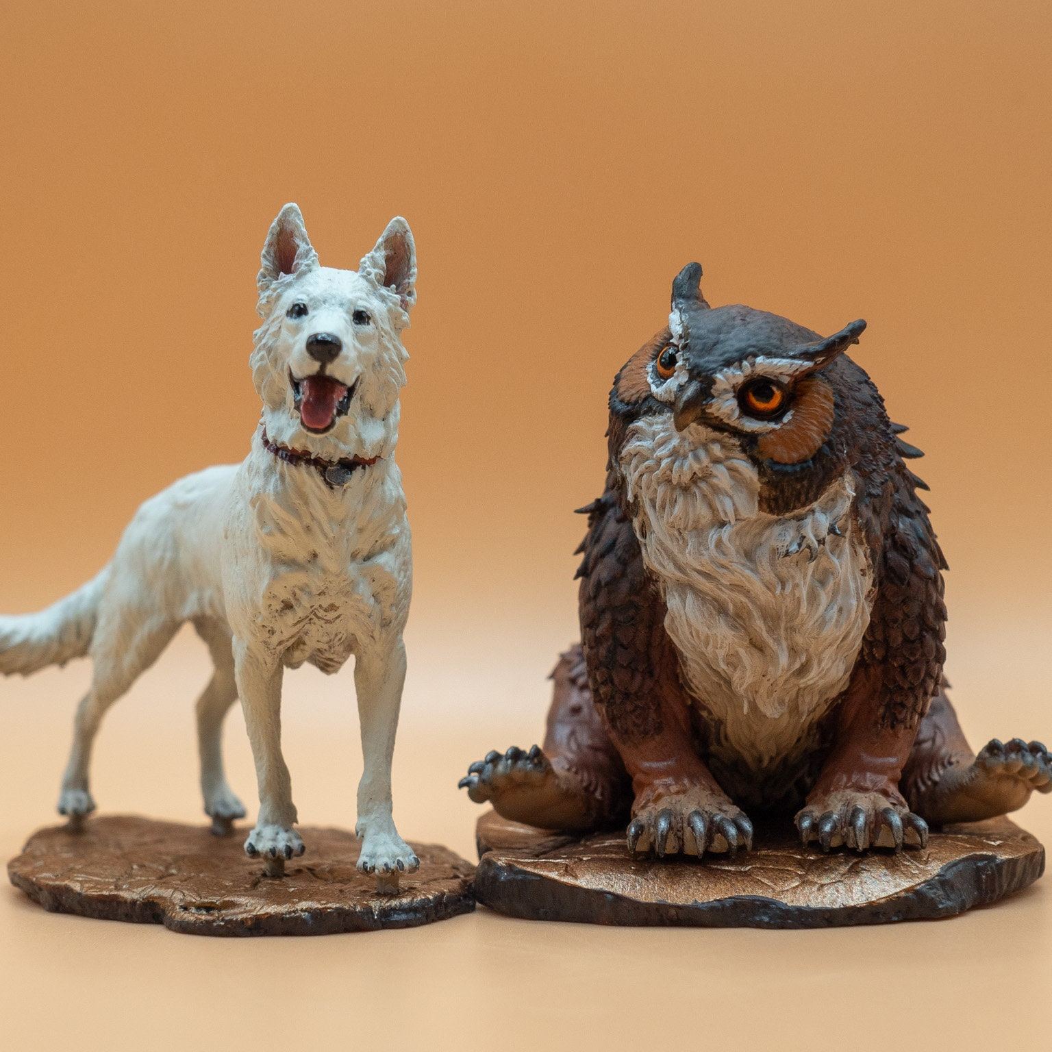 Scratch and Owlbear Pocket Animal Figurine