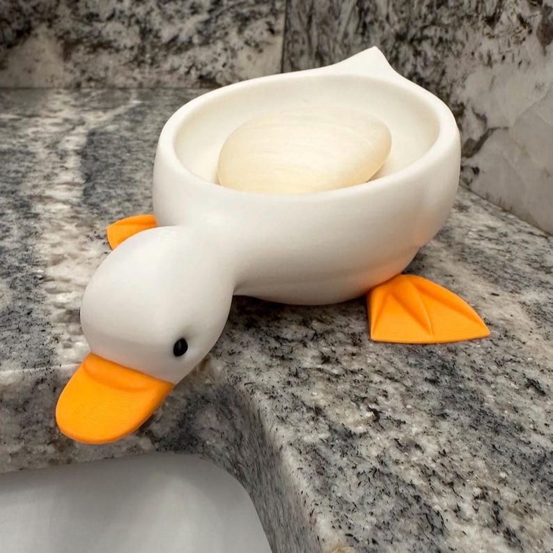 Adorable Duck Soap Dish – Your Bathroom's New Best Friend! 🦆🧼✨