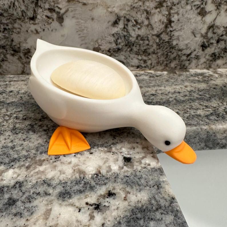 Adorable Duck Soap Dish – Your Bathroom's New Best Friend! 🦆🧼✨
