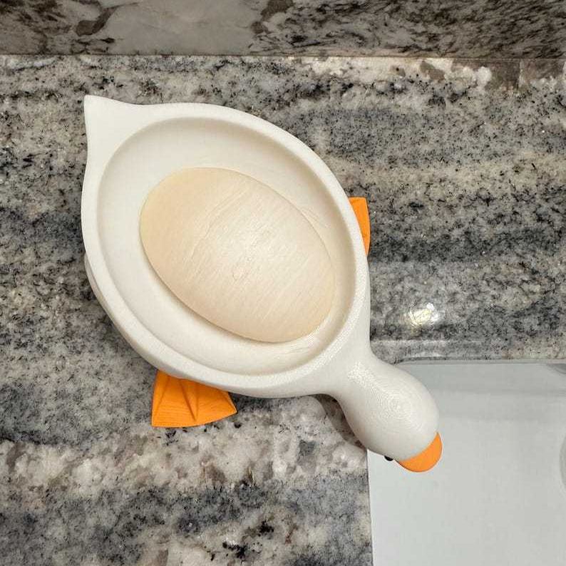 Adorable Duck Soap Dish – Your Bathroom's New Best Friend! 🦆🧼✨