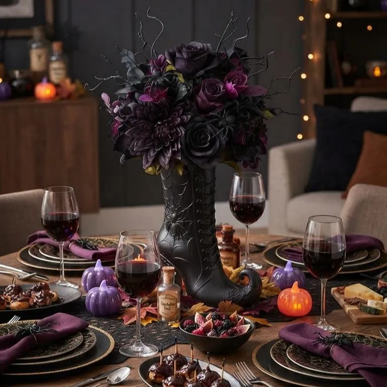 🧙‍♀️🔮Halloween Witch Boot Vase