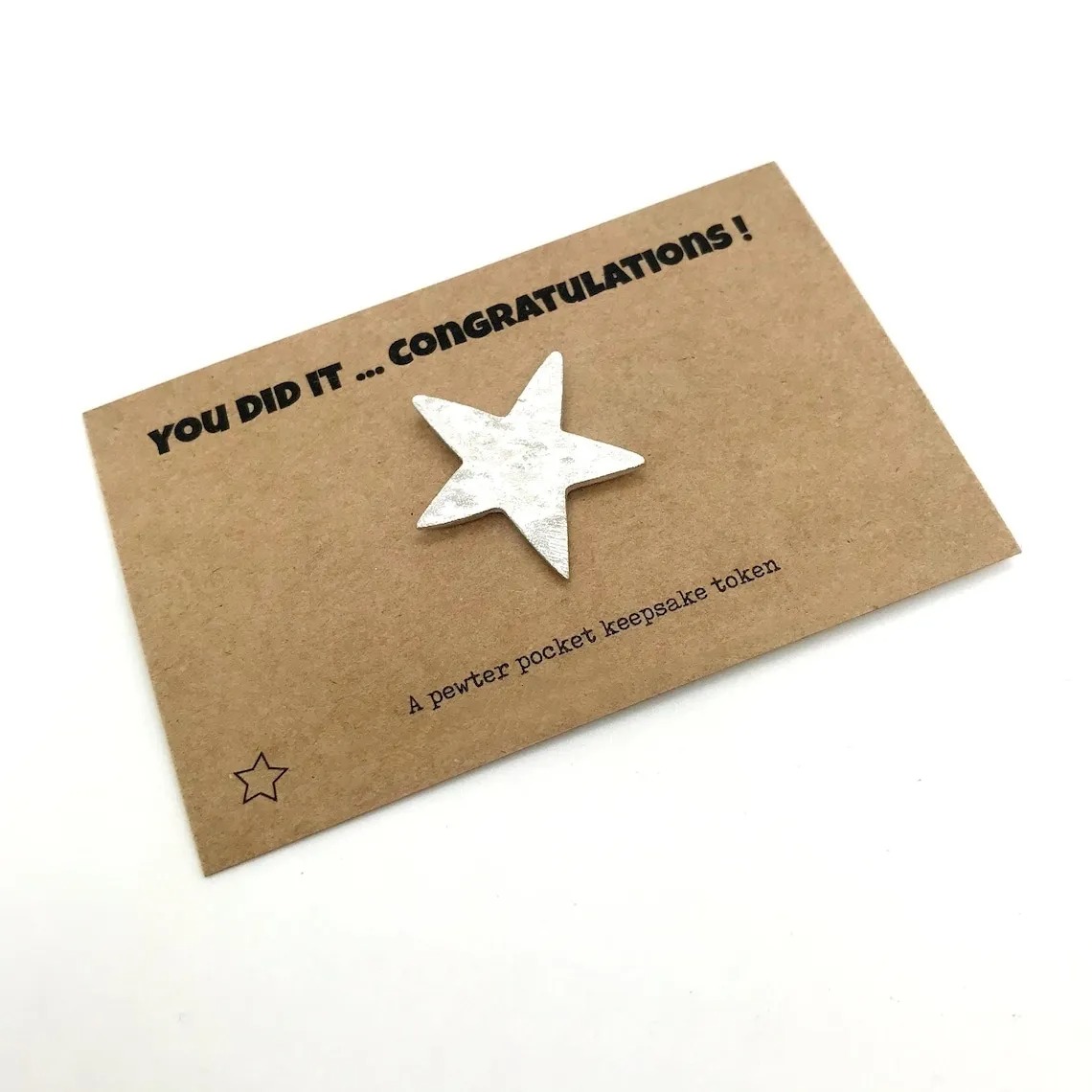 💝Pewter Heart Pocket Keepsake Token