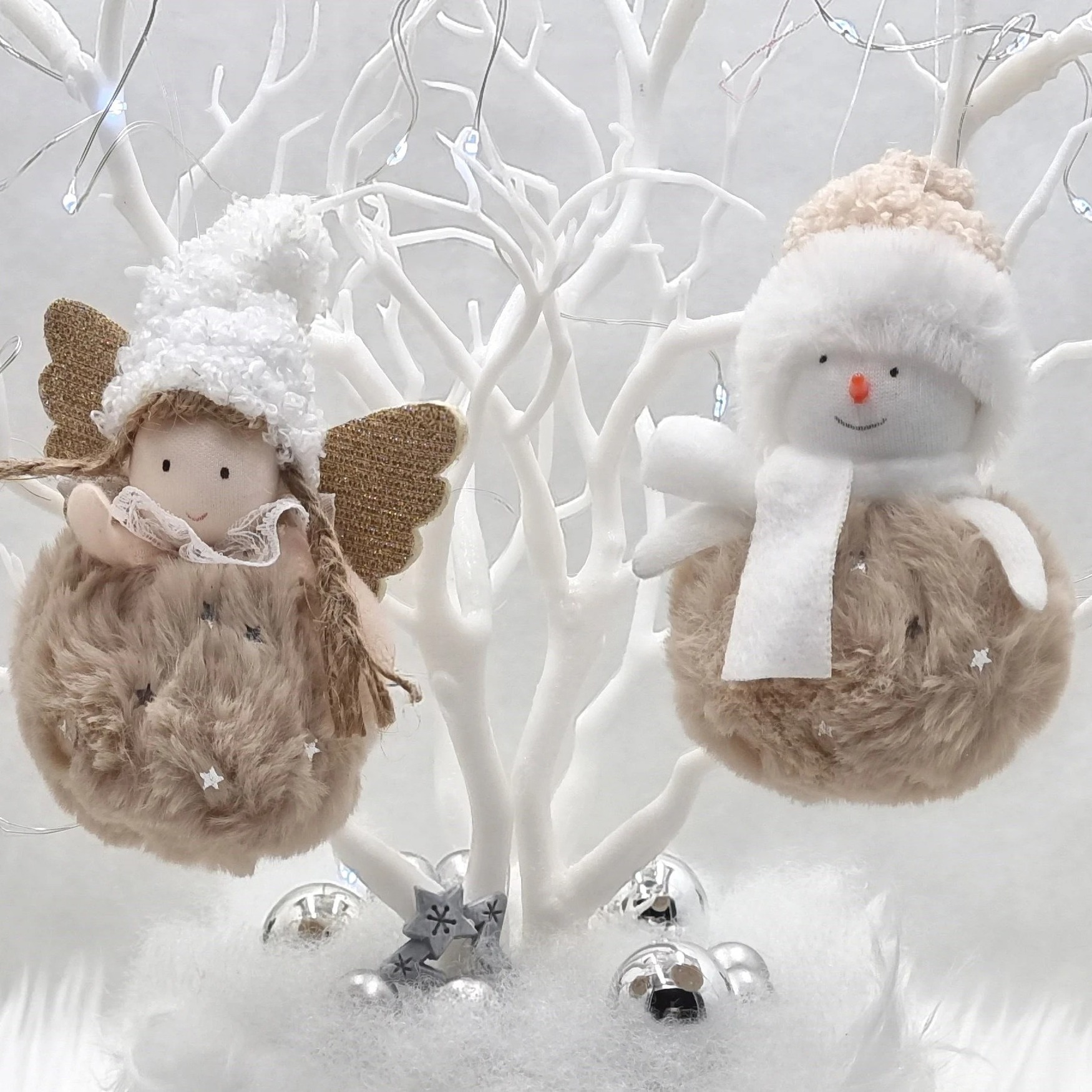😇🧚‍♀️⛄Adorable Christmas Fairy wee doll ornament