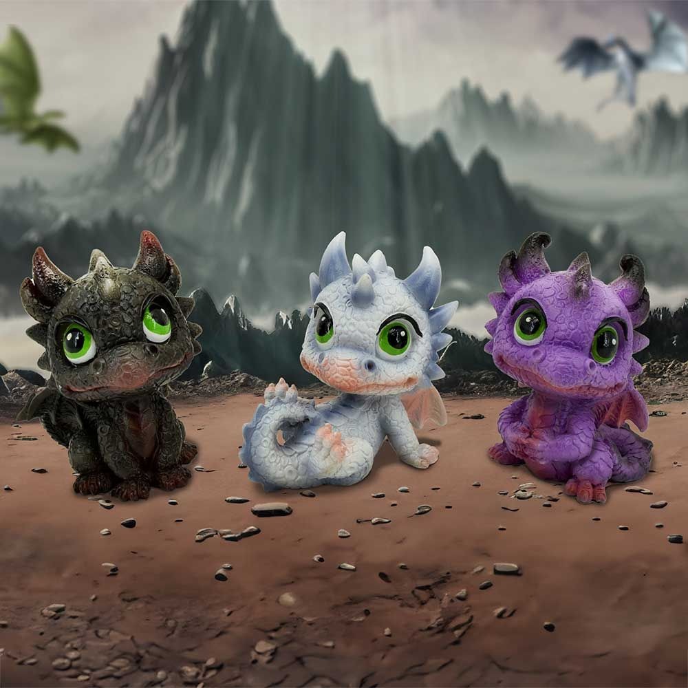 Cute Baby Dragonling Figurines