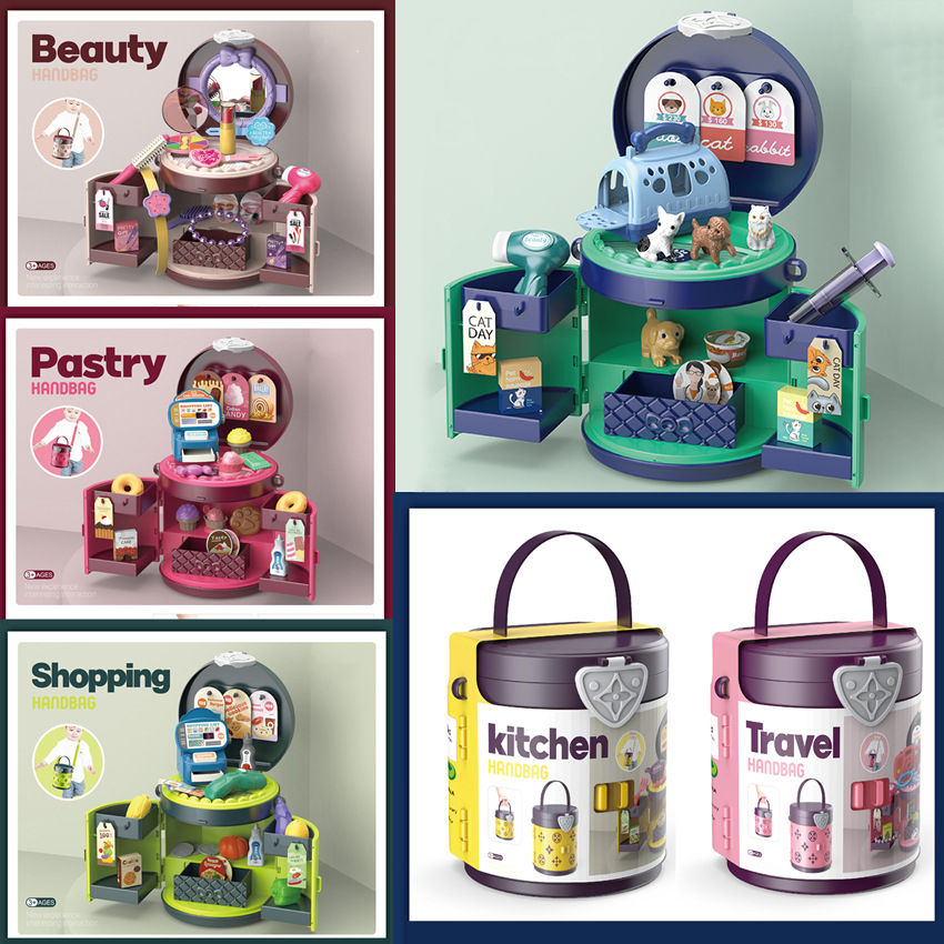 💥Hot Sale💥Children's Simulation Scene Bucket Bag Toy