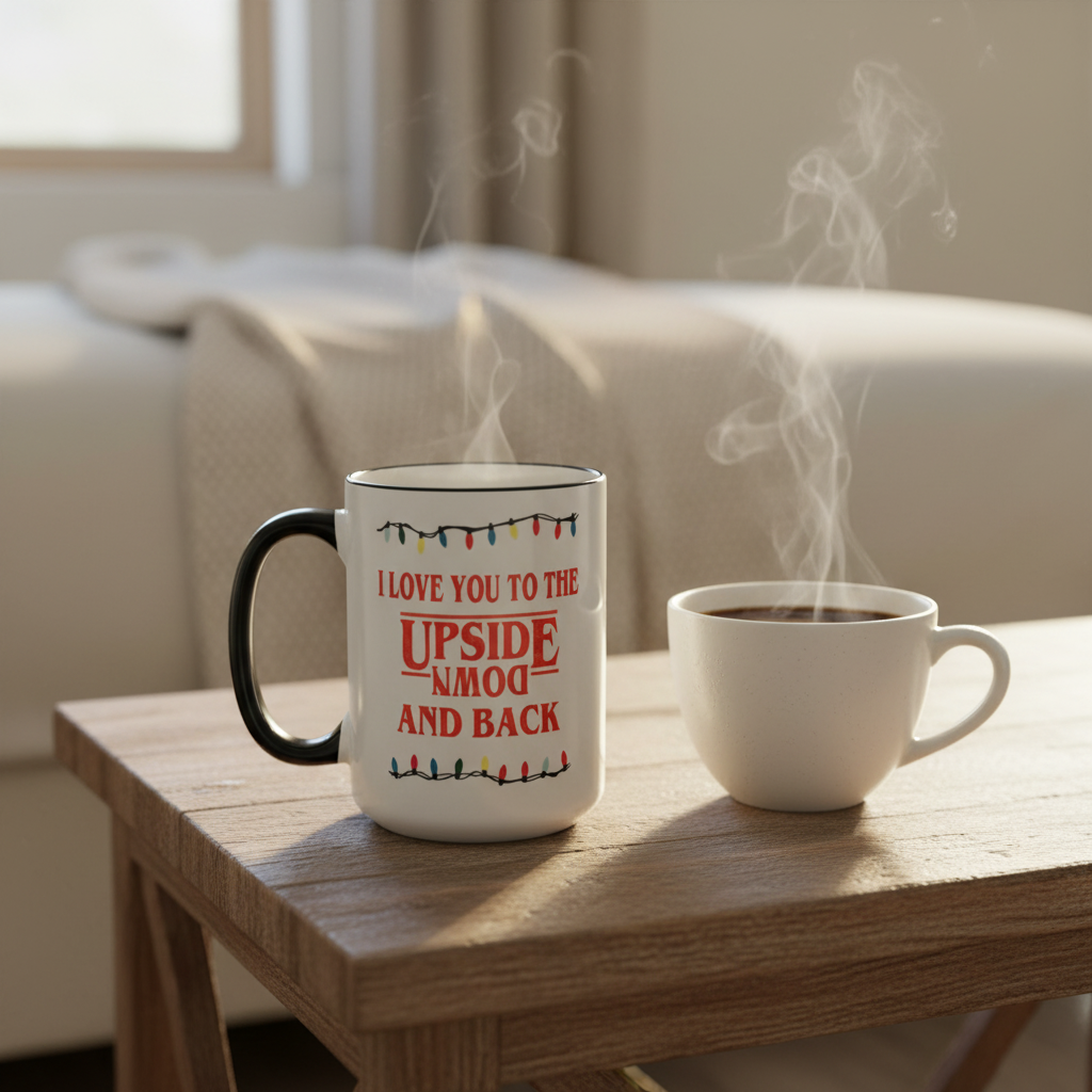 I Love You To The Upside Down Ceramic Mug