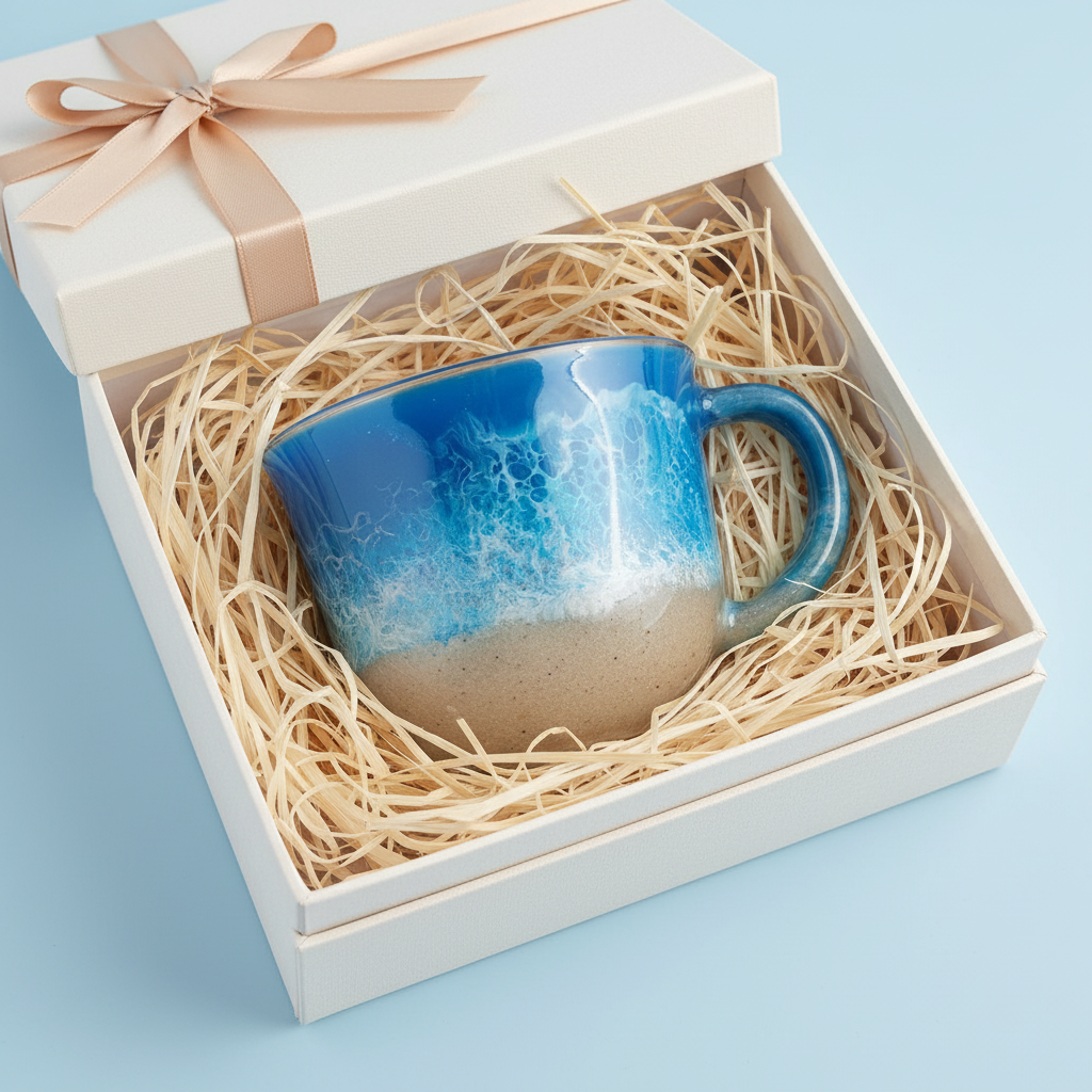 Ocean Breeze Glass Mug