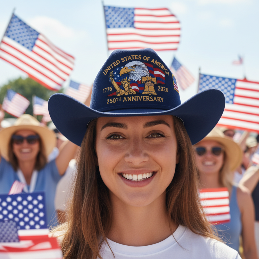 United States of America 250th Anniversary Cowboy Hat (2026 Edition)