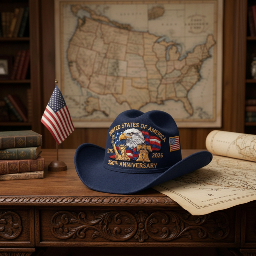 United States of America 250th Anniversary Cowboy Hat (2026 Edition)