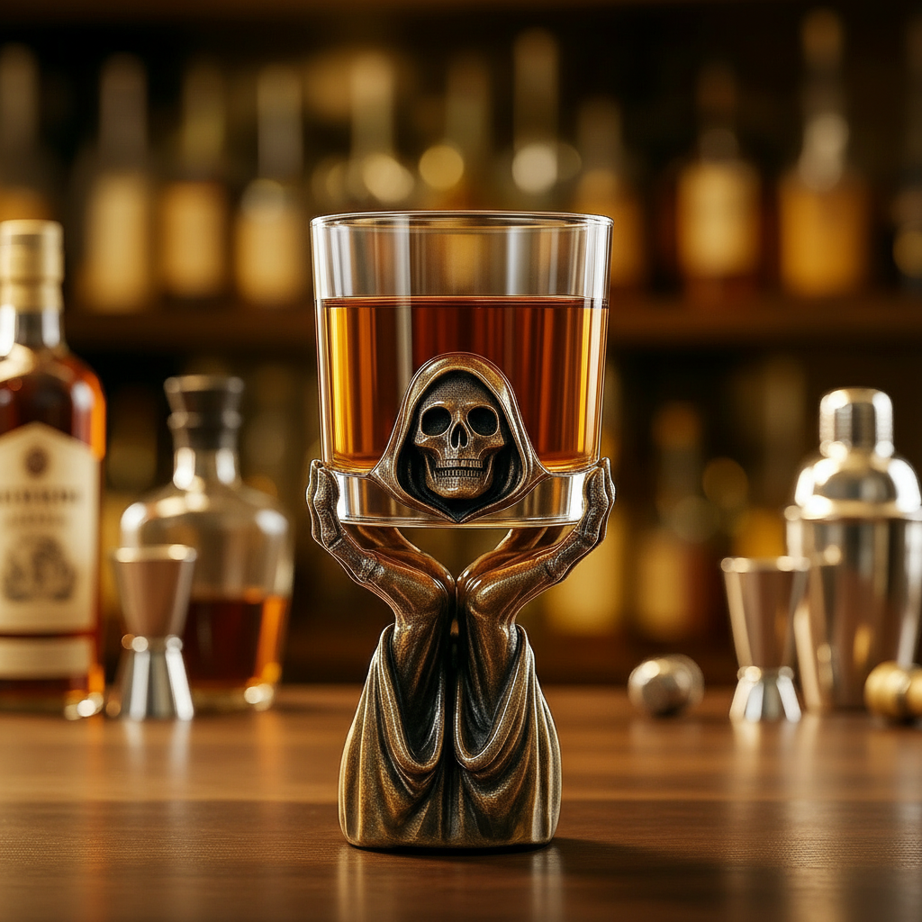 Grim Reaper Whiskey Holder Set