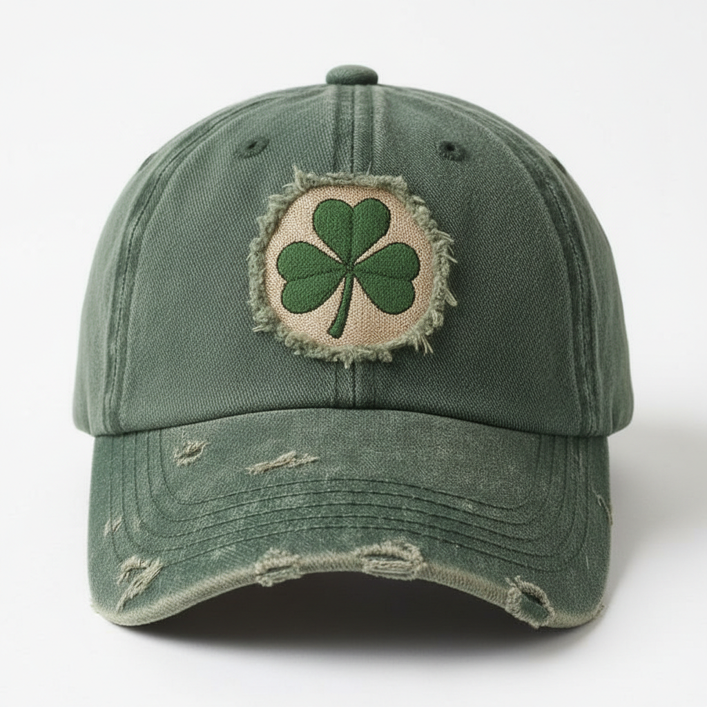 Vintage Shamrock Baseball Cap – A Symbol of Irish Luck & Timeless Style