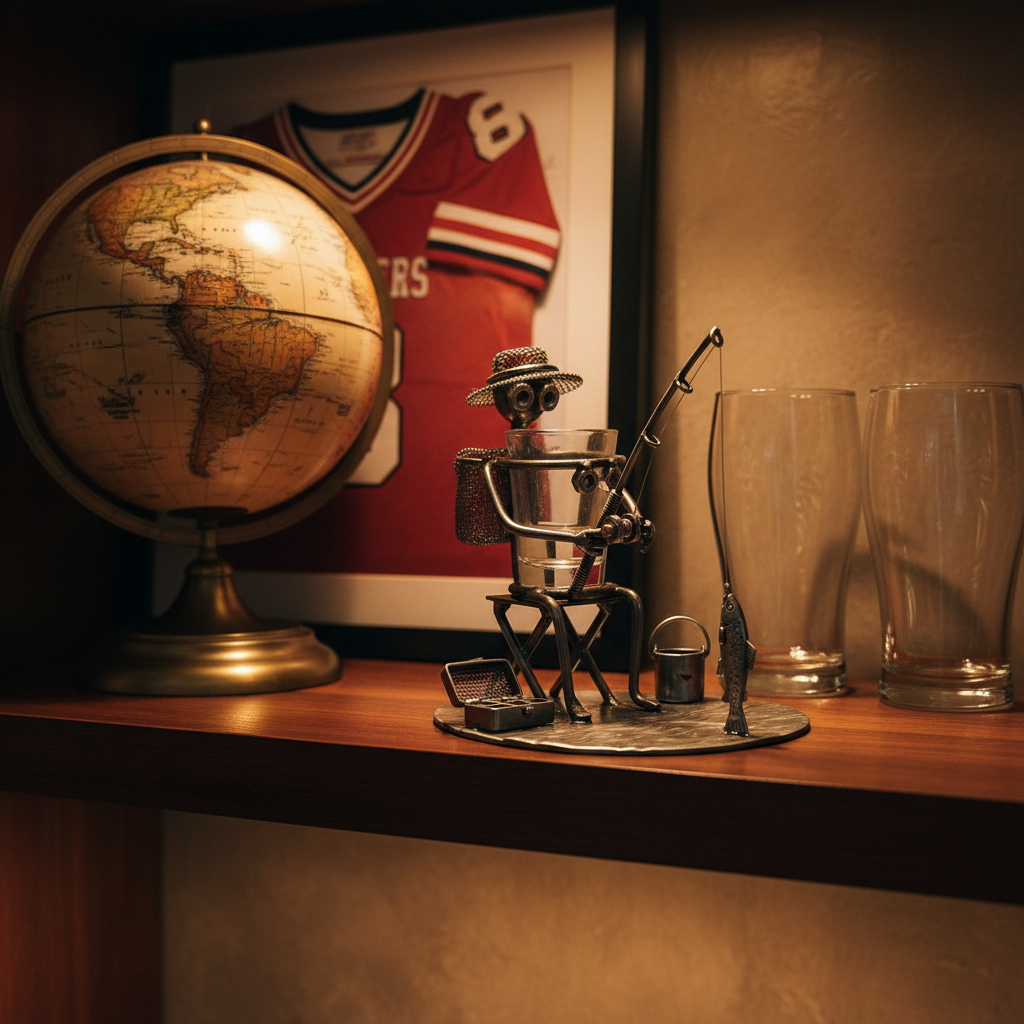 Fishing Buddy Shot Glass Holder