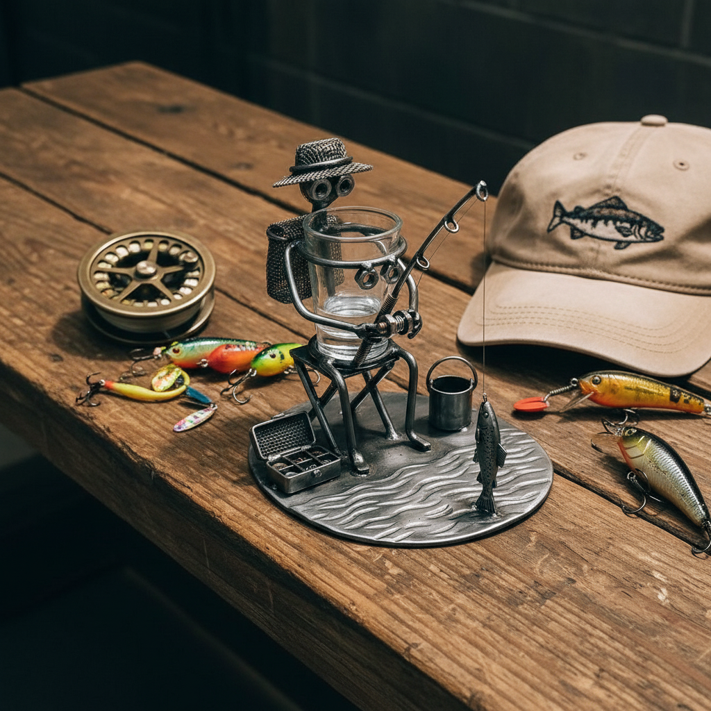 Fishing Buddy Shot Glass Holder