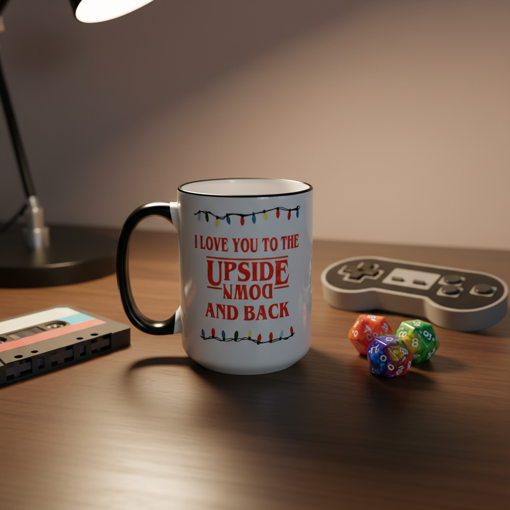 I Love You To The Upside Down Ceramic Mug