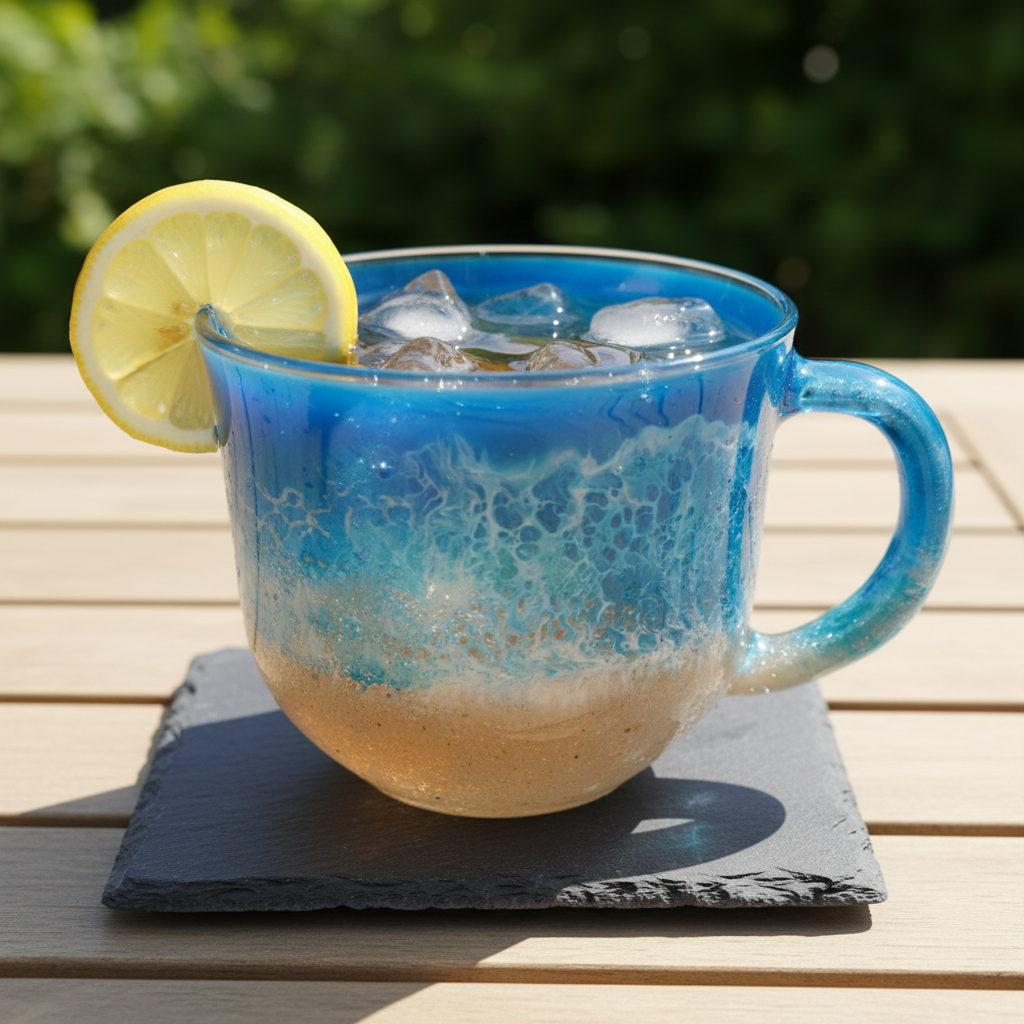 Ocean Breeze Glass Mug