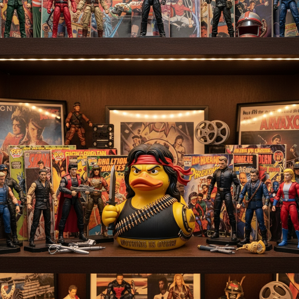 🩸🦆Nothing Is Over Duck Figurine