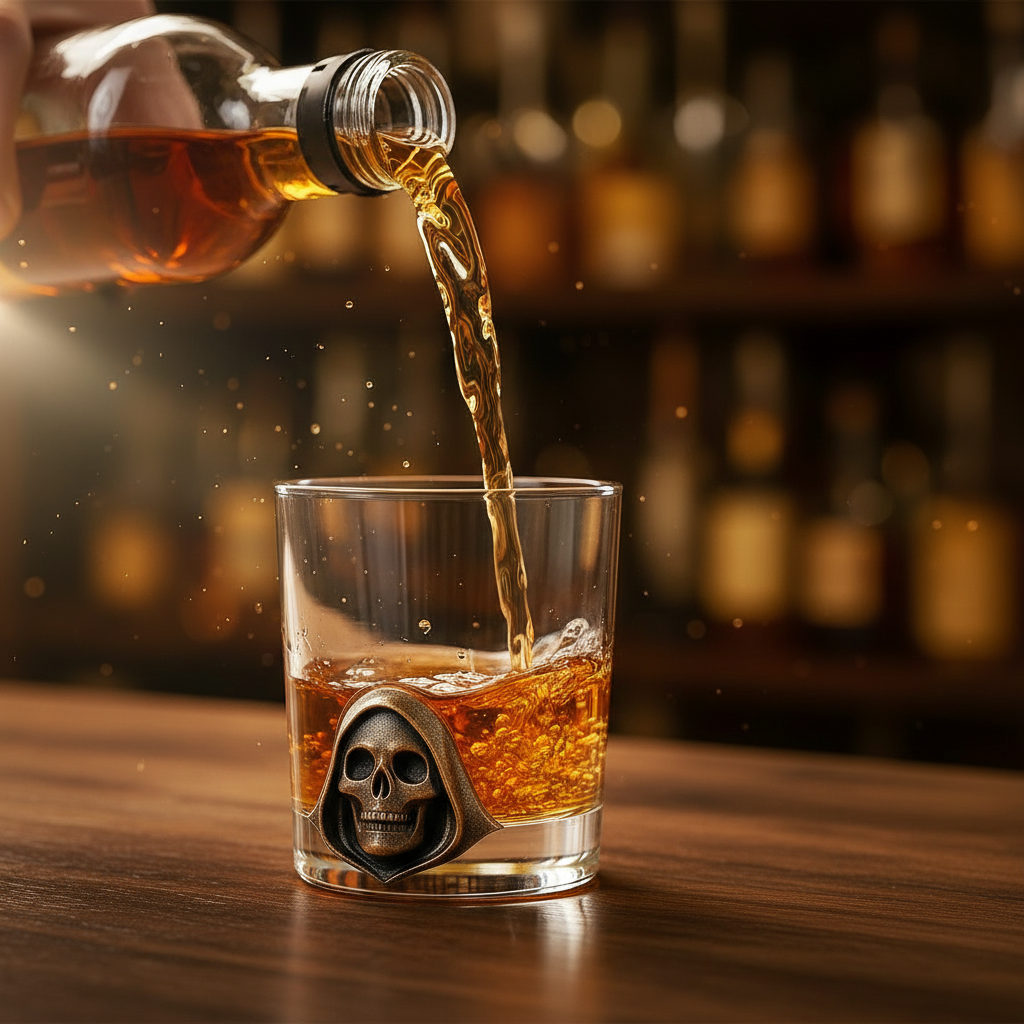 Grim Reaper Whiskey Holder Set